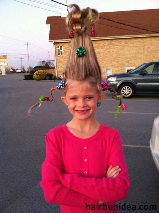 Halloween Hair Bun Ideas For Kids