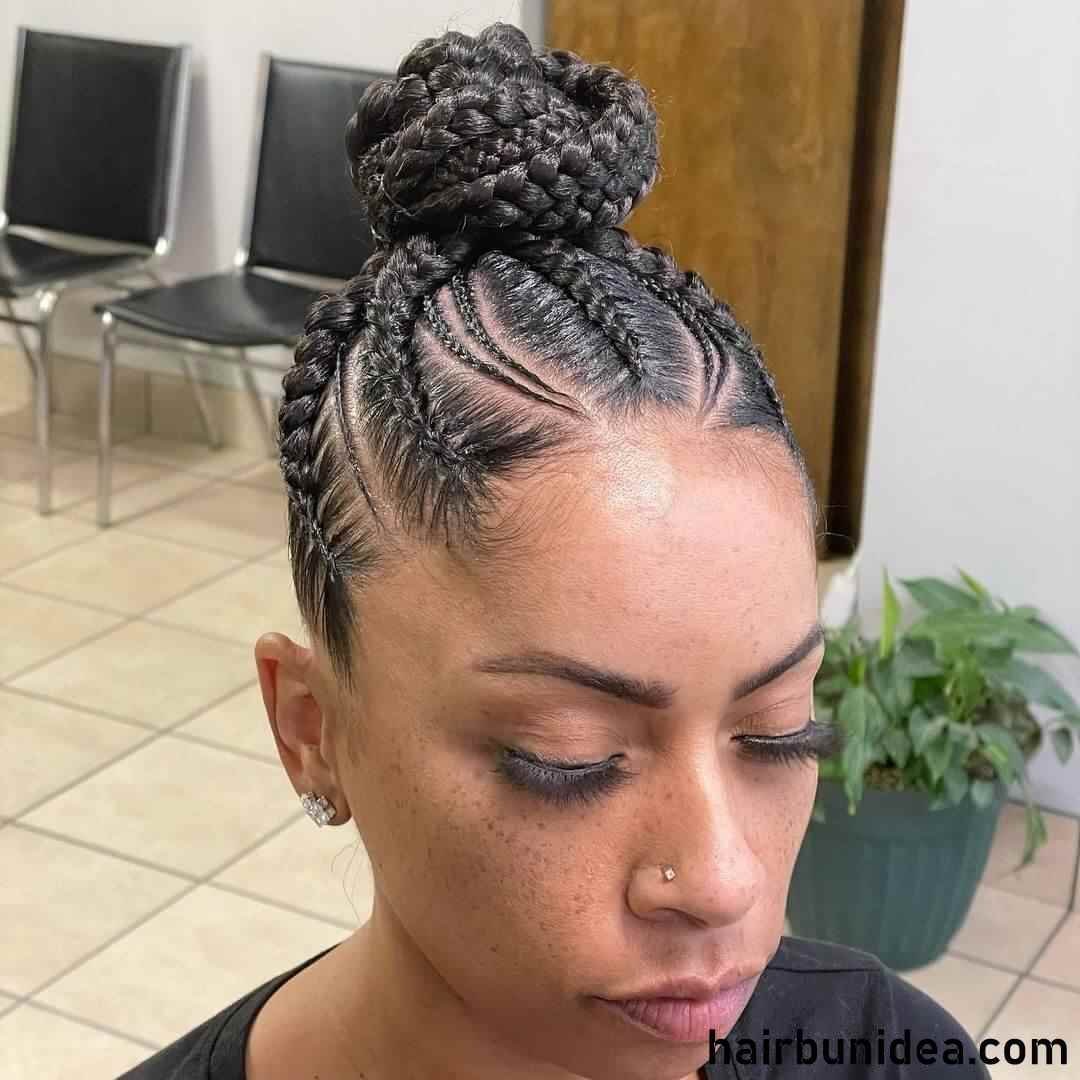 Gorgeous Braided Hair Bun Hairstyle Ideas