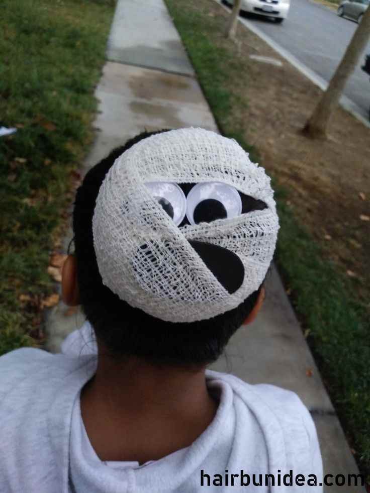 Halloween Hair Bun Ideas For Kids